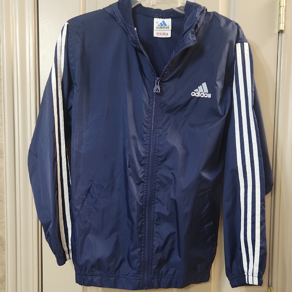 adidas Kids Navy Blue Jacket